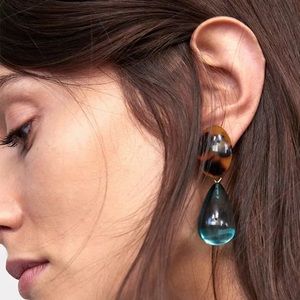 New! Resin Drop Earrings